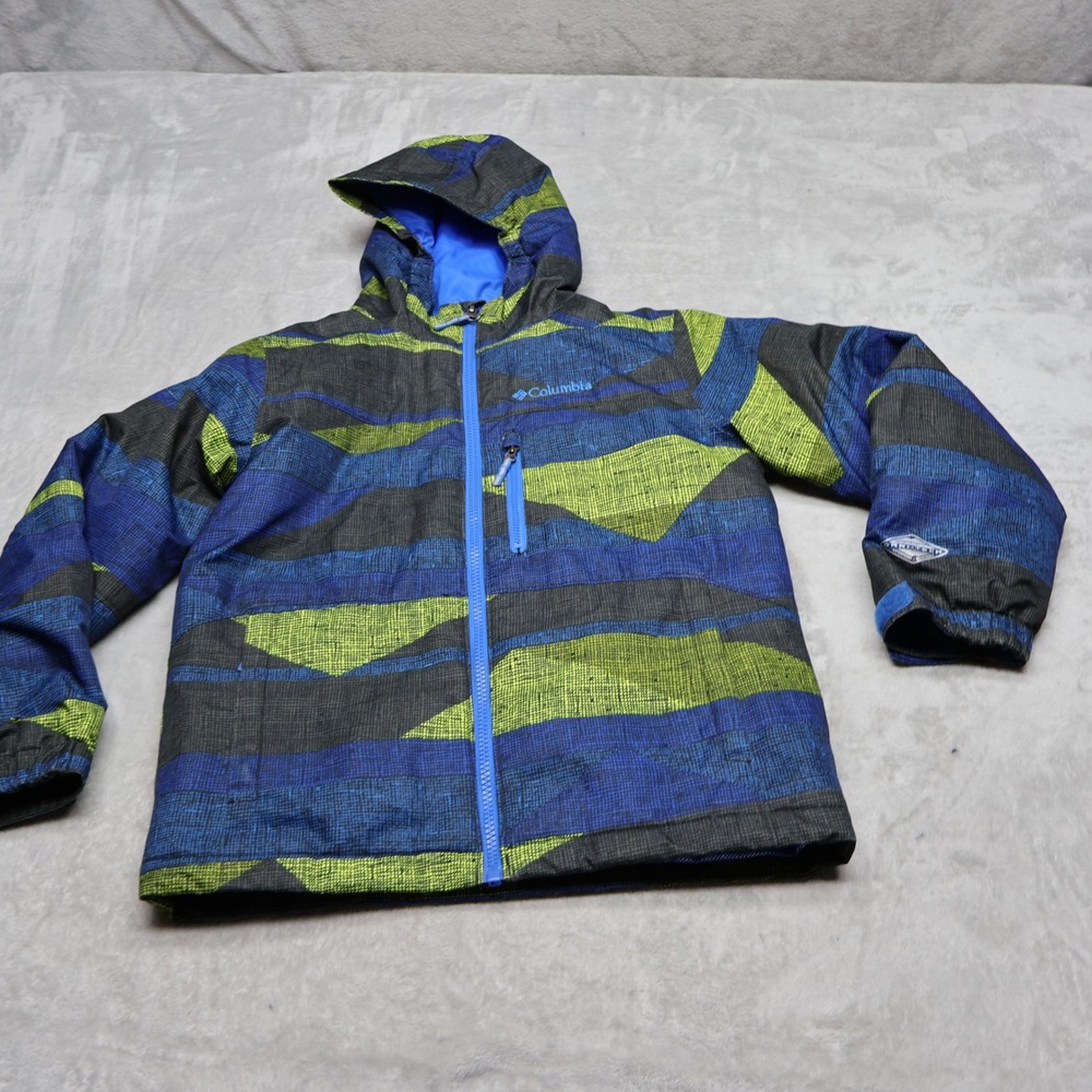 Columbia Jacket Boys Small 8 Blue Magic Mile Insulated Omni-Heat Waterproof Ski